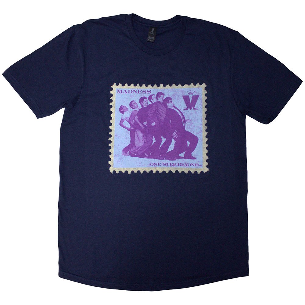 Madness - Stamp Heren Tshirt - Donkerblauw
